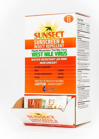 Sun .3oz Pk Sunscreen & Repell50ct