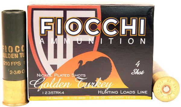 Fiocchi 12g 3.5"" 23-8)gold Tky10bx