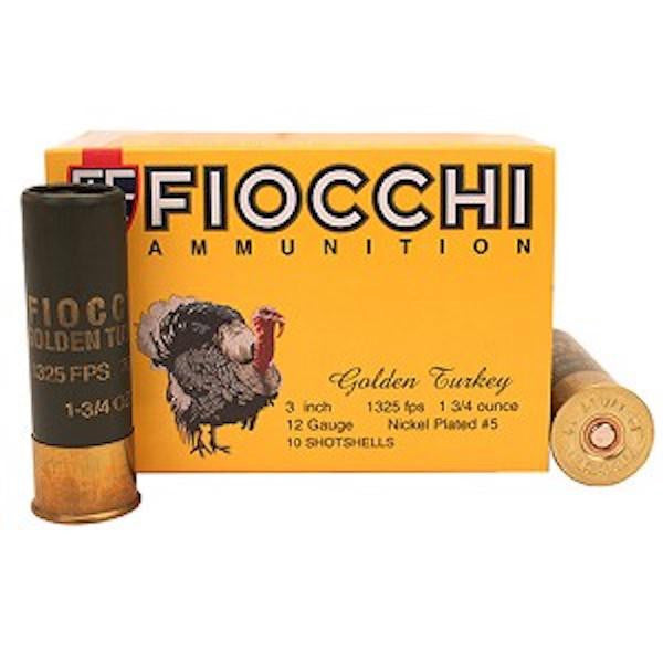 Fiocchi 12g 3"" 13-4 Gold Tky 10bx