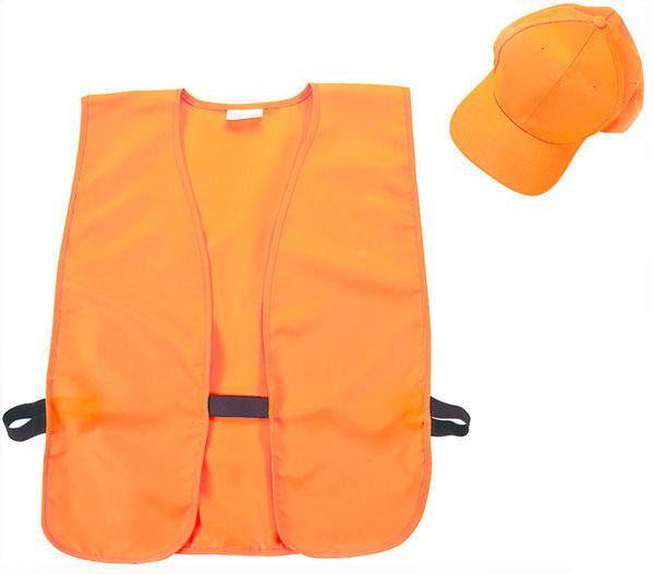 Allen Orange Hat-vest Combo Adult