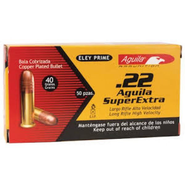 Aguila 22lr Hv Sp 40gr 50bx