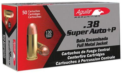 Aguila 38 Super Auto +p 130gr 50bx