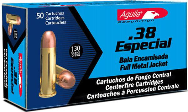 Aguila 38spl Fmj 130gr 50bx