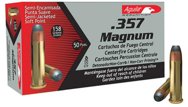 Aguila 357mag Sjsp 158gr 50bx