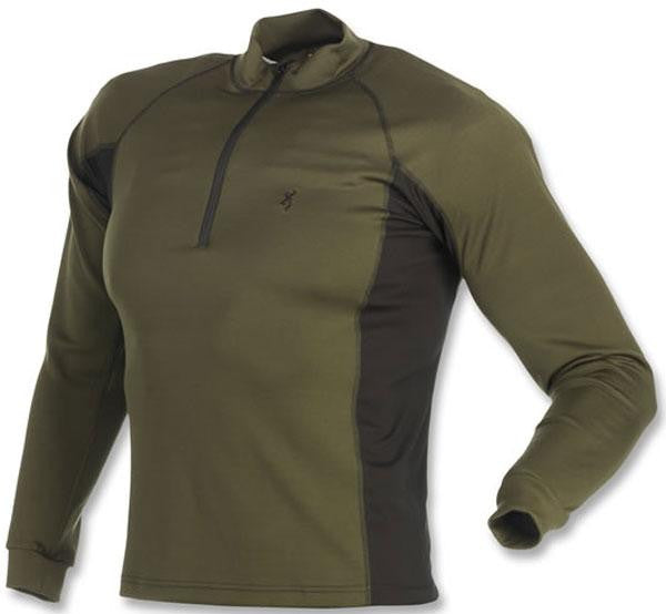 Brn Base Layer 1-4 Zip Shirt Loden