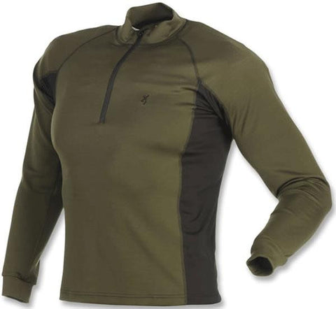 Brn Base Layer 1-4 Zip Shirt Loden