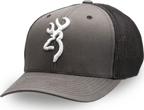 Brn Colstrip Cap Mesh Back Gray S-m