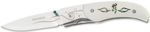 Brn Buckmark Art 21-4"" Ll Knife