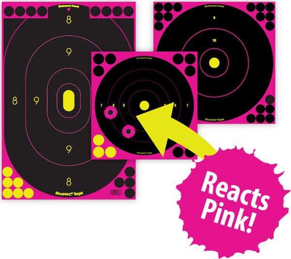 Bc Shootnc Pink 12"" Bullseye