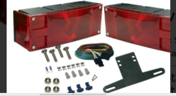 Ss Tail Light Kit-submersible