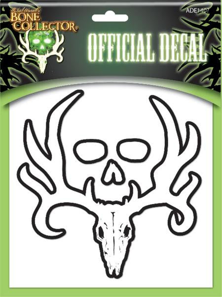 Bone Collector Logo Decal White