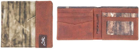 Brn Buckmark Bi-fold Wallet Moinf