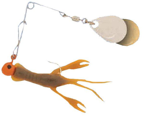 H&h Baby Spillway Craw 1-16 Org-grn