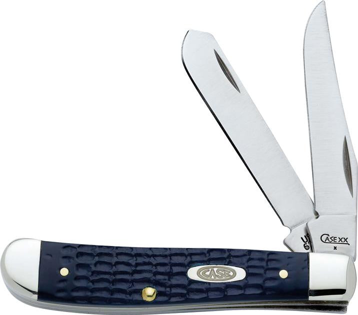 Case Mini Trapper 2bl 3.5"" Aw Blue