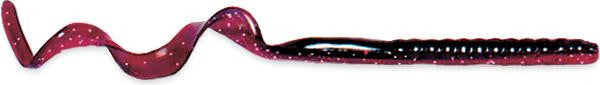 Cul 7.5"" Worm 18bg Red Shiny Shad