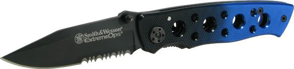 S&w Extreme Ops 4.2"" Ll Blk-blu Ser