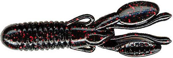 Jackall Cover Craw 4"" Blk-red Flk