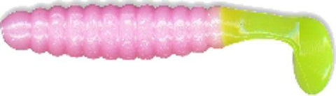 Cb Crappie Grub 1.5"" Bubblegum-cht