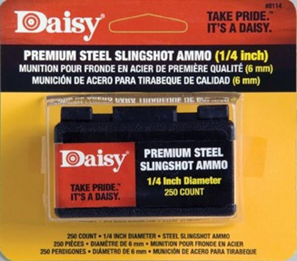 Daisy 1-4"" Steel Slingshot Ammo