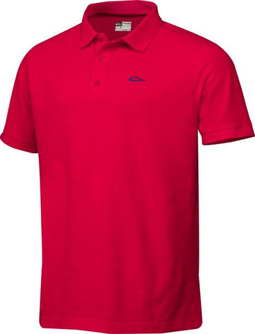 Drake Cotton Pique Polo Red