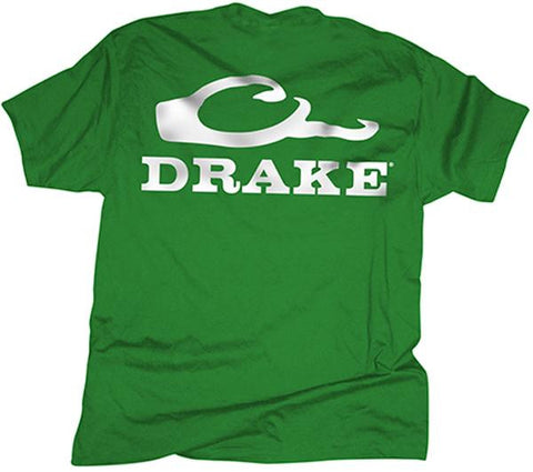 Drake Logo Ss T Shirt Green-white