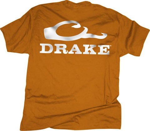 Drake Logo Ss T Shirt Orange