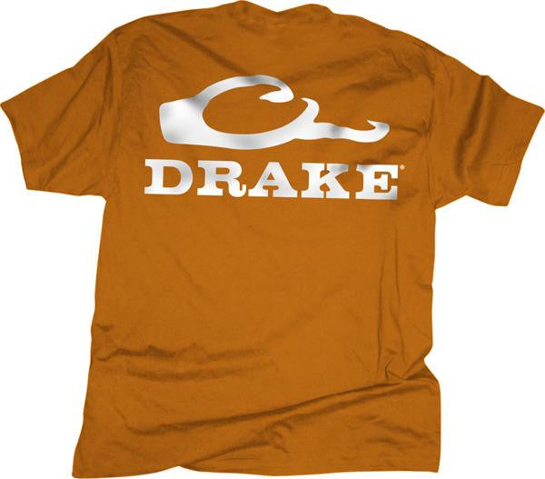 Drake Logo Ss T Shirt Orange