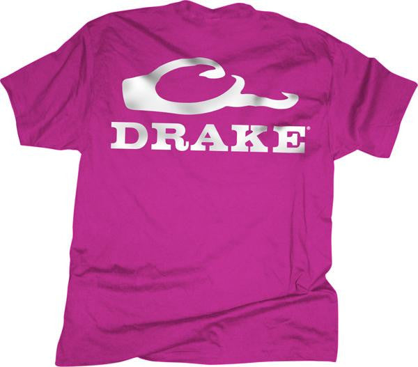 Drake Logo Ss T Shirt Pink