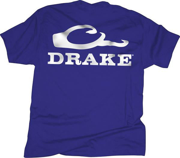 Drake Logo Ss T Shirt Blue