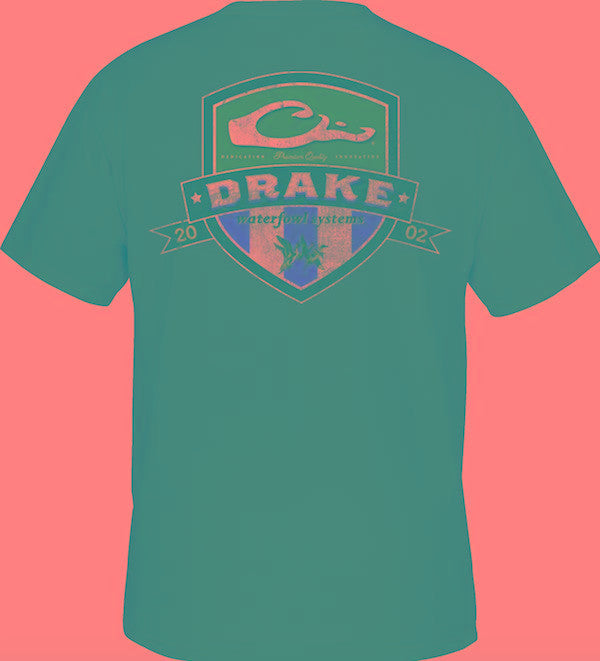 Drake Ss American Shield Tshirt Nvy