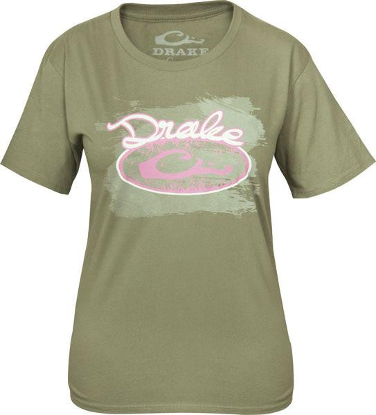 Lady Drake Oval Logo Ss T-shirt Grn