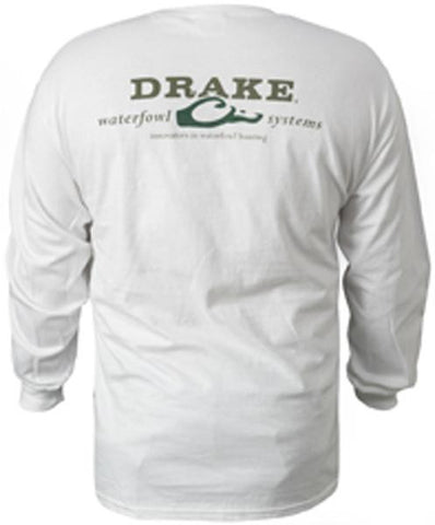 Drake Logo Ls T Shirt White