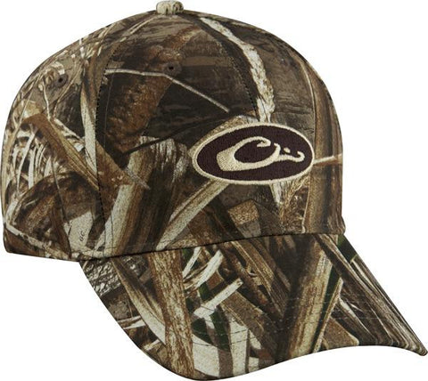 Drake Logo Cotton Camo Cap Max-5