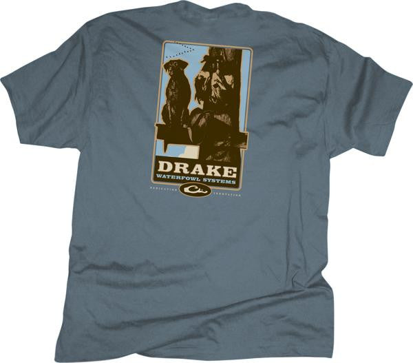 Drake Black Lab Ss T Shirt Blue