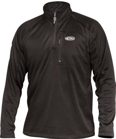 Drake Breathlite 1-4 Zip Jacket Blk