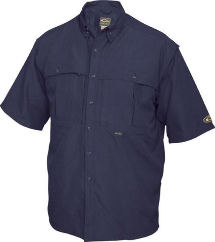 Drake Ss Wingshooter Shirt Navy