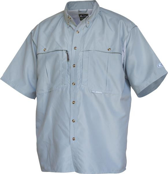 Drake Ss Wingshooter Shirt Blue