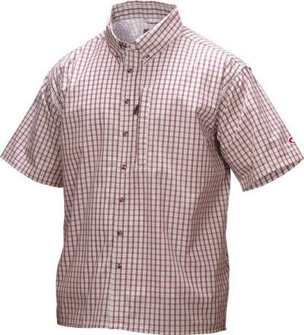 Drake Ss Delta Shirt Red Plaid