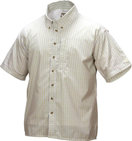 Drake Ss Delta Shirt Sea Grn Plaid