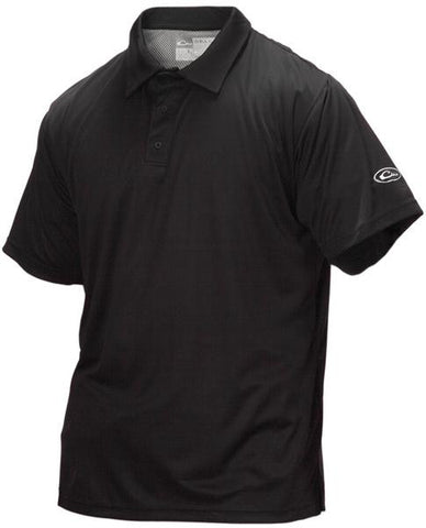 Drake Performance Polo Black