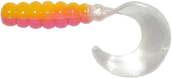 Bb 2"" Fat Grub 10pk Pink-yell-pearl