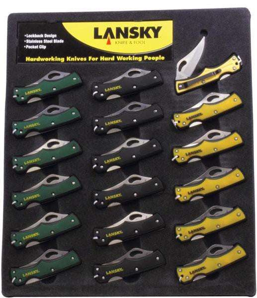 Lansky Small Lb 18 Pc Knife Display