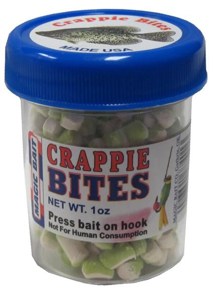 Magic Crappie Bites Chartreuse1oz