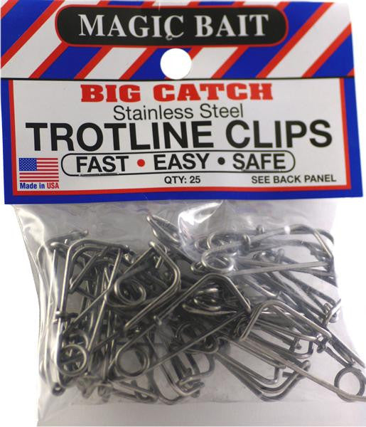 Mb Ss Trotline Clips 25pk