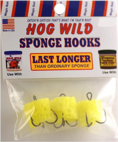 Mb Hog Wild Sponge Hooks #4 3pk