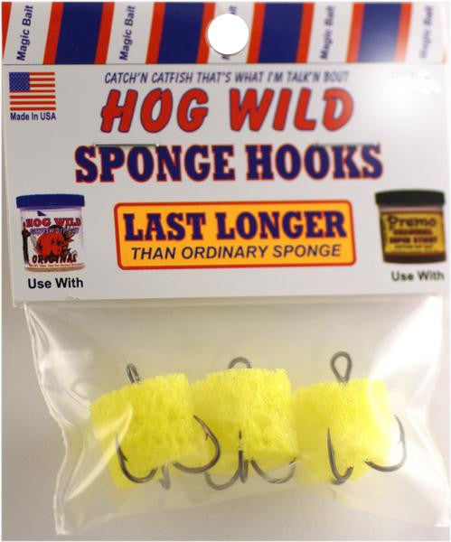 Mb Hog Wild Sponge Hooks #6 3pk