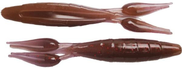 Miss Craw 4"" 8pk Oxblood Red Flk