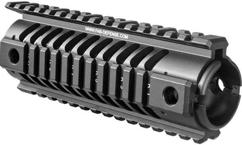 Mako Alum 6"" Quad Rail Ar15-m4blk