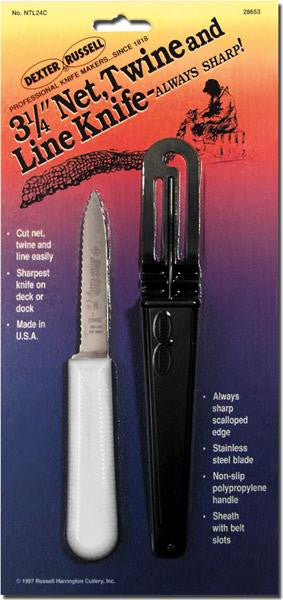 Dr 3.25"" Net-twine Knife W-sheath