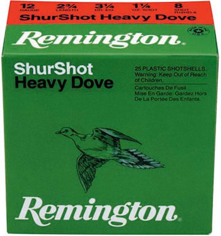 Rem Hvy Dove 12g 23-4""-11-8 25bx